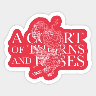 A Court of Thorns and Roses ACOTAR Book Series Fantasy Faerie Sticker